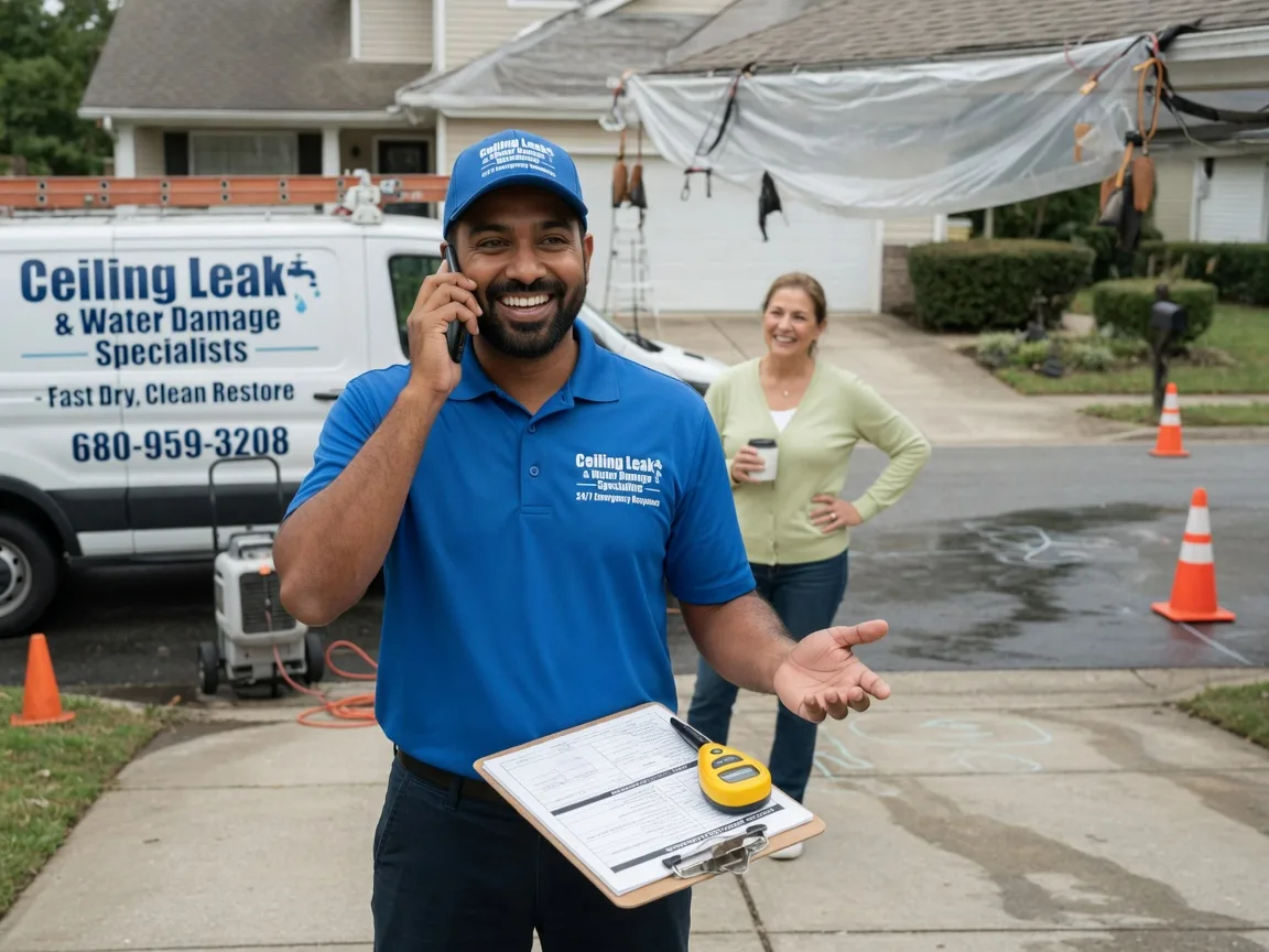 Ceiling Leak Cleanup Schnecksville, PA FAQs